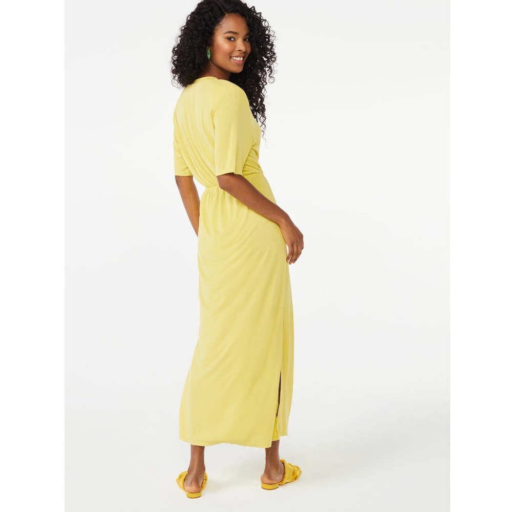 Shoulder Pad Maxi Dress, Dress Size Medium NEW, - Picture 4 of 9